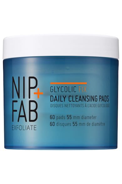 NIP+FAB Ежедневни почистващи тампони за лице  Гликолова фиксация
