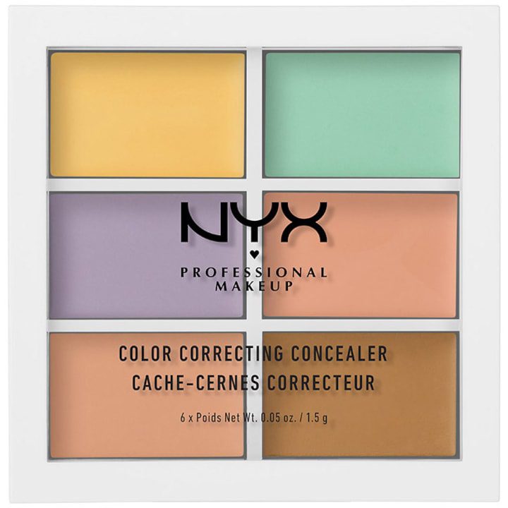 Палитра коректори NYX PM 3C Palette 4 Color Correcting Concealer