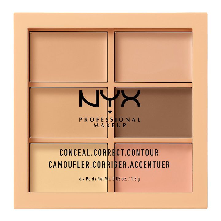 Палитра за коригиране и контуриране NYX Professional Makeup 3C Contour