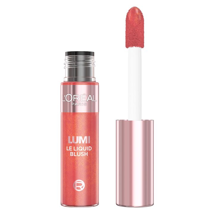 Течен руж L'Oreal Paris Lumi Le Liquid Blush 625 Glowy Gold Pink