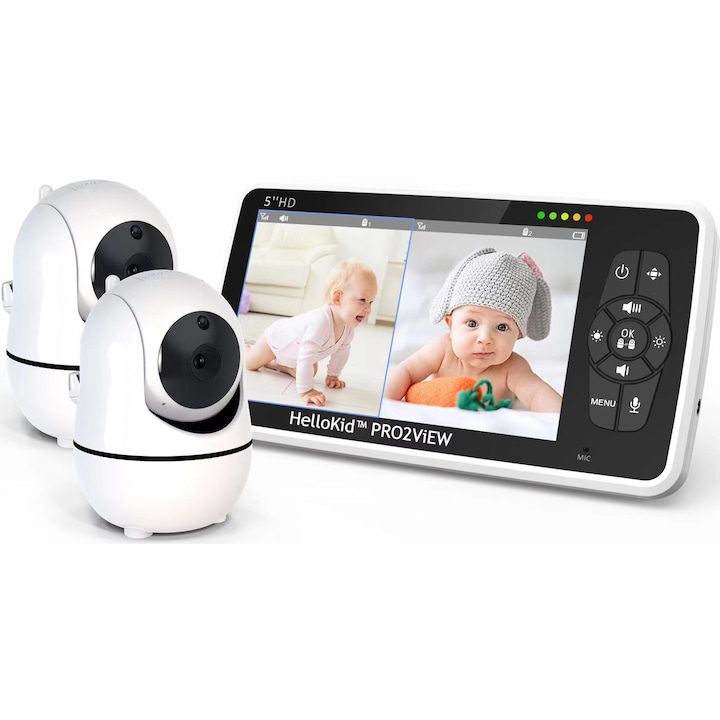 WiFi бебефон с две камери HelloKid™ PRO2ViEW 5
