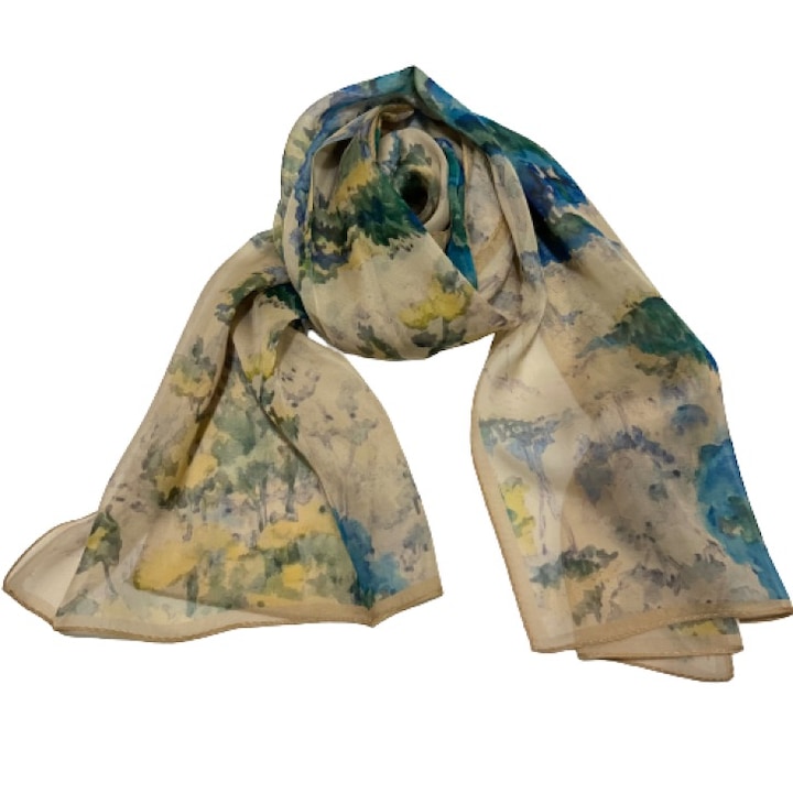 Копринен шал