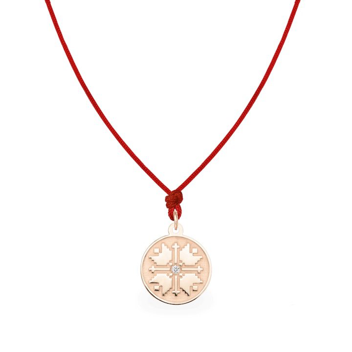 Медальон WHEEL OF TIME с естествен диамант