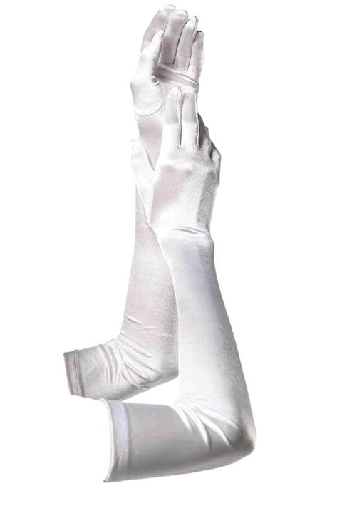 Дълги сатенени ръкавици за булка CLASStitude