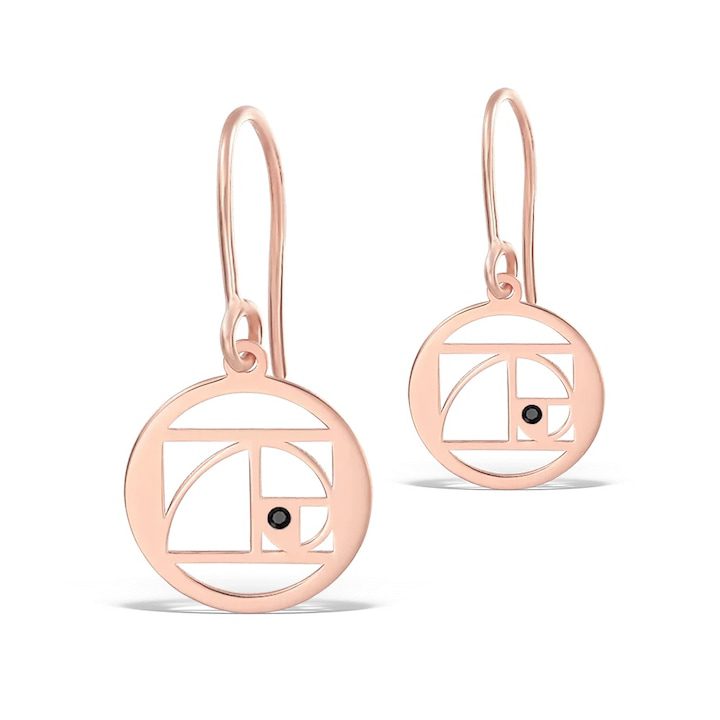 Обеци BLACK PERFECTION с черни диаманти