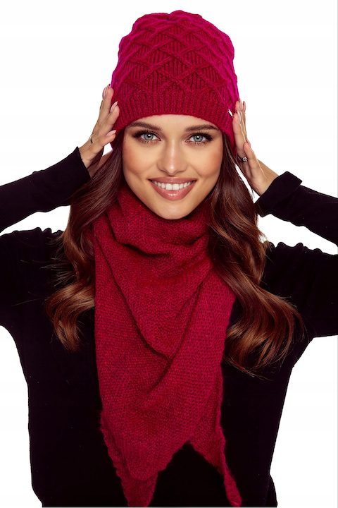 Комплект шапка и шал