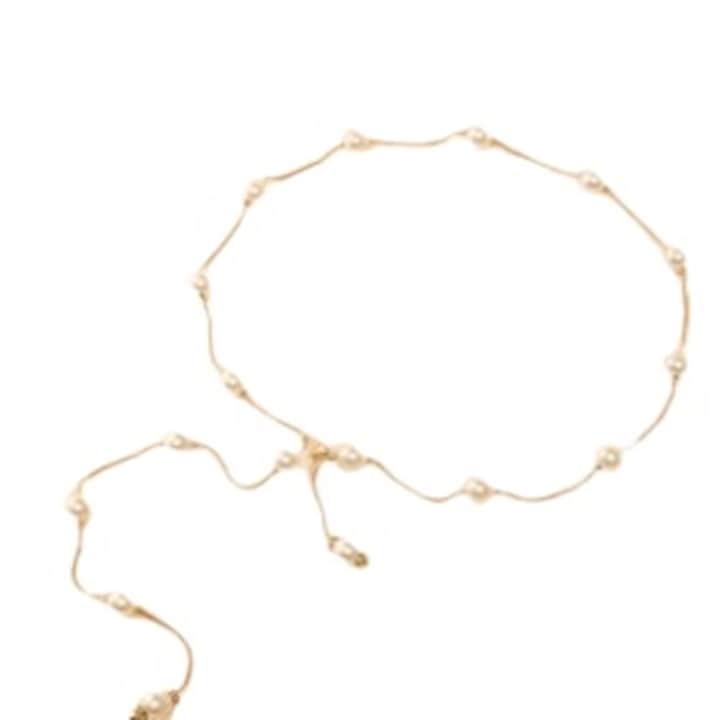 CLASStitude наниз от перли тънък колан