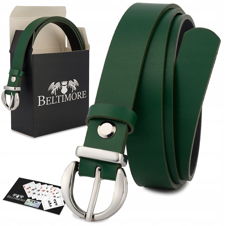 Дамски колан от естествена кожа