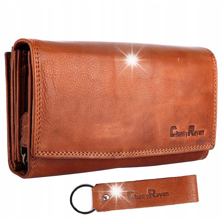 Дамско портмоне Chunkyrayan от естествена кожа