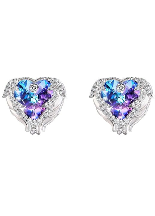 Дамски обеци сърце