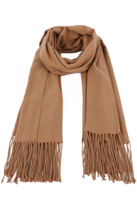 Alice ZS-23-23 Camel Дамски шал от изкуствен кашмир