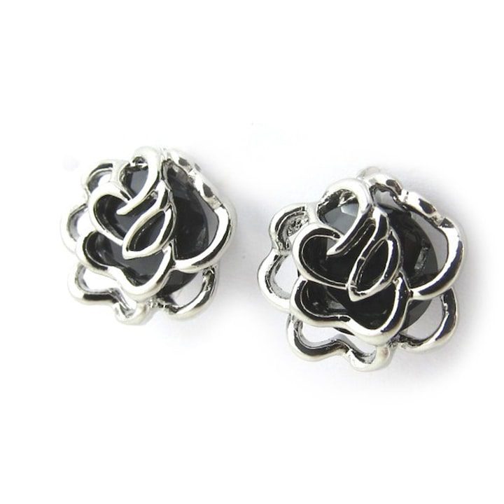 Обеци LTD Lily Les Trésors de Lily Rosa Romantica N0238