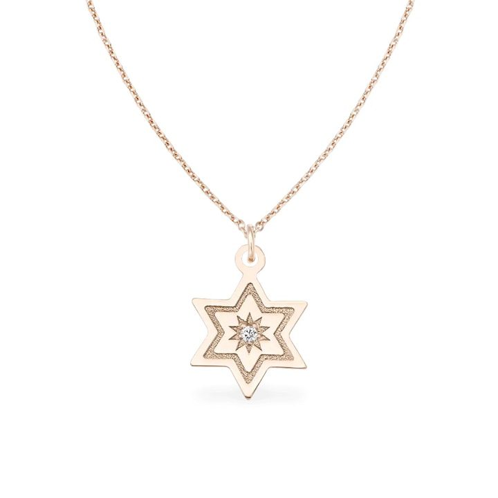 Колие с естествен диамант INTERSTELLAR