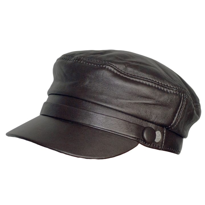 Дамски кожен каскет с козерка Dazoriginal Bakerboy