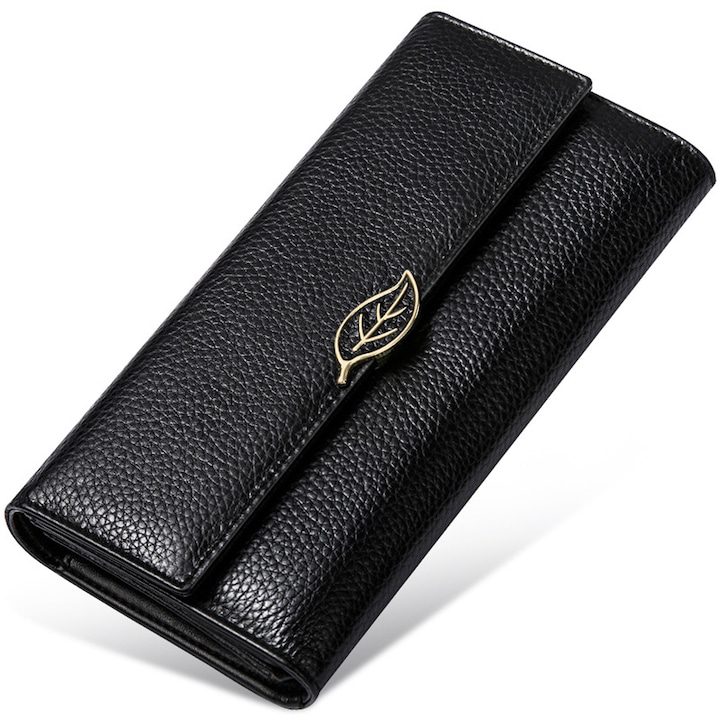 Дамски портфейл с блокиране на RFID