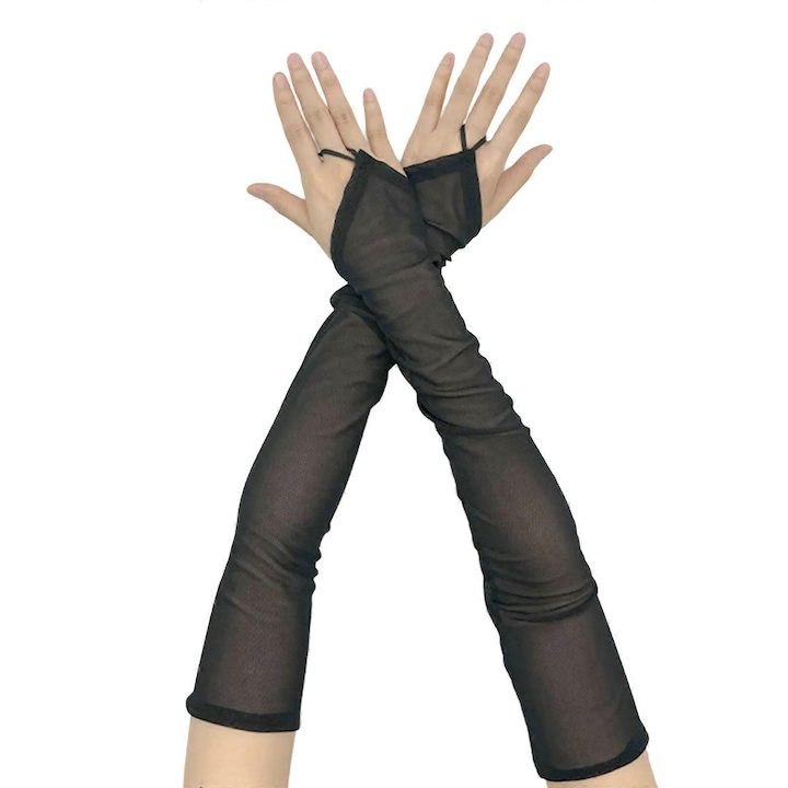 Дълги тюлени ръкавици без пръсти за жени