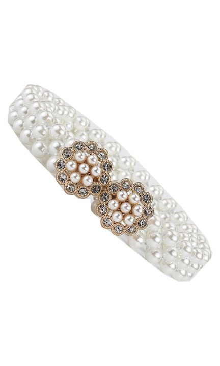 Перлен ластичен колан