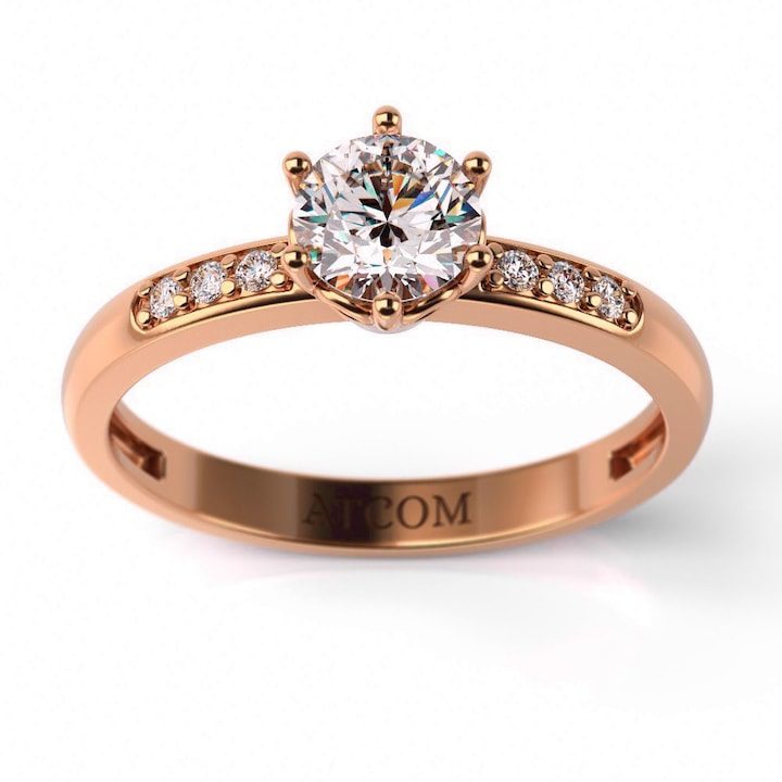 Дамски пръстен от розово злато Nixon - eMAG.bg