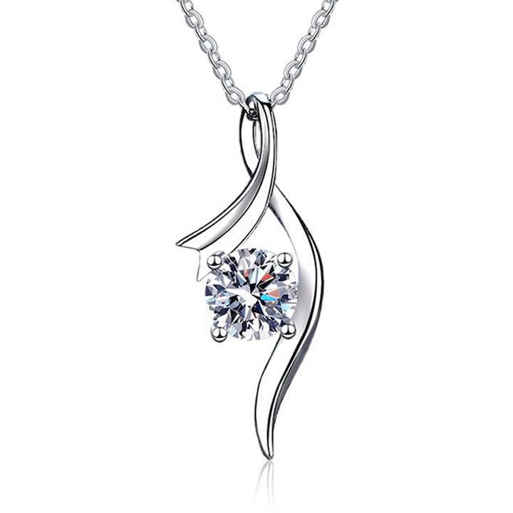 Луксозна диамантена огърлица от 1 карат моасанит