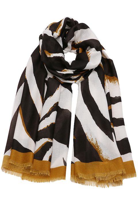 Дамски шал ROCS B017YW с принт на райе