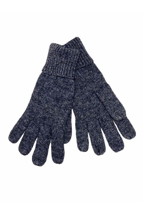 Дамски плетени ръкавици ангора в средно сив цвят елек - eMAG.bg