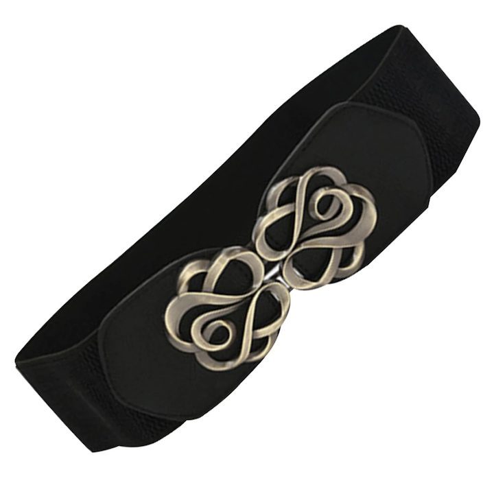 Винтидж дамски колан с двойна катарама