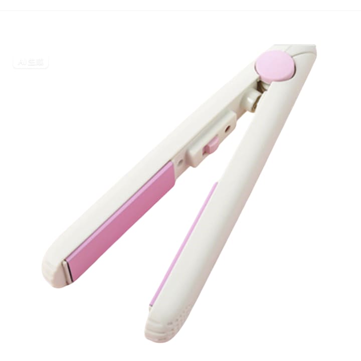 Мини преса за коса с керамични плочи бяла 160C - eMAG.bg