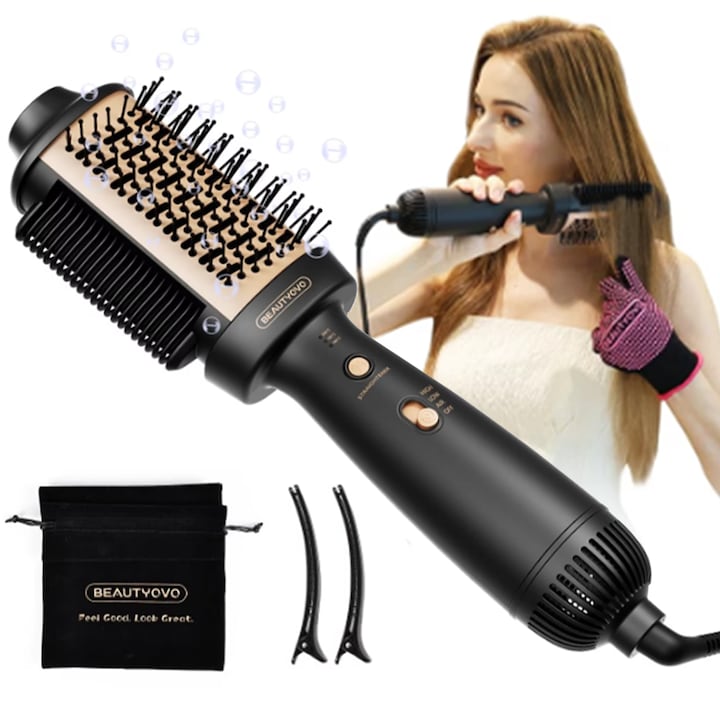 Четка с горещ въздух BEAUTYOVO: Тайни функции и трикове за оптимизация