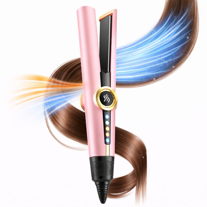 Преса за изправяне и сушене на коса 2 в 1 EVONTECH® Air Hair Straightener с горещ въздух